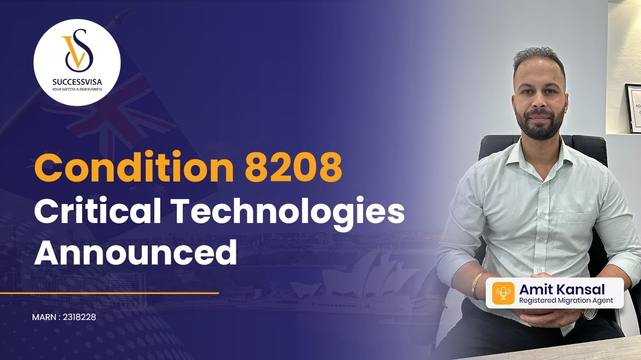 Condition 8208 Critical Technologies Announced